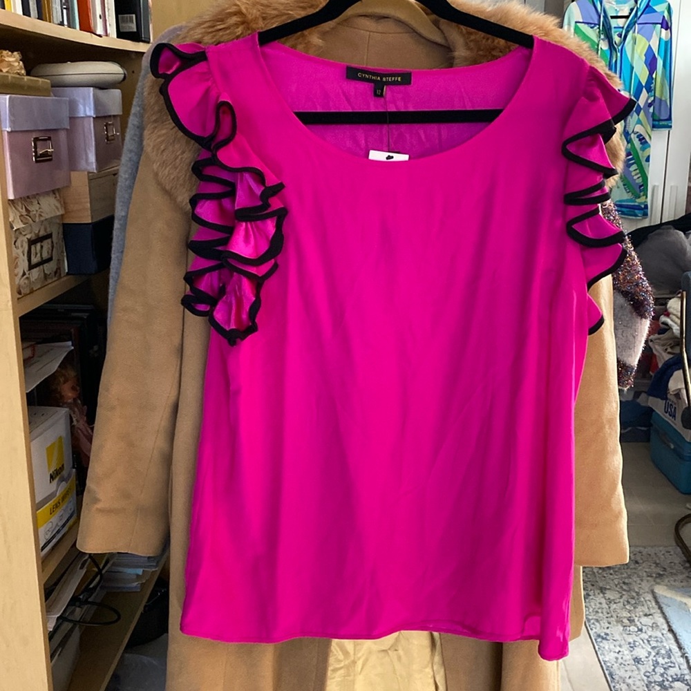 Cynthia Steffens blouse sz 12